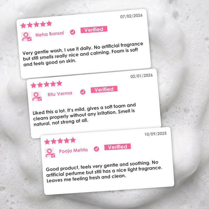 PINK ENERGY Natural Lavender Foaming Intimate Wash