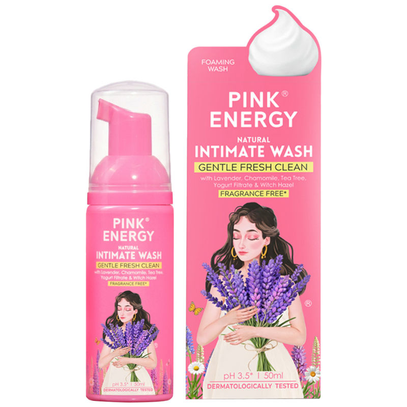 PINK ENERGY Natural Lavender Foaming Intimate Wash