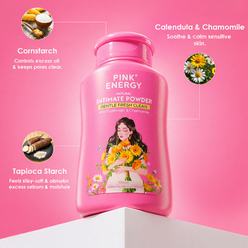 PINK ENERGY Natural Intimate Powder