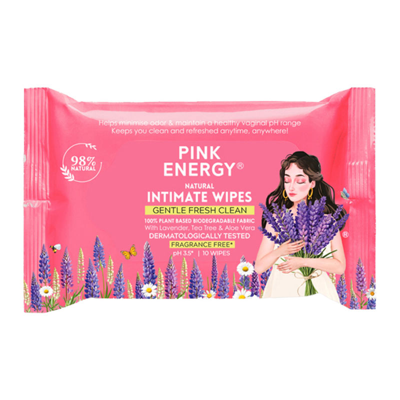 PINK ENERGY Daily Intimate Wipes