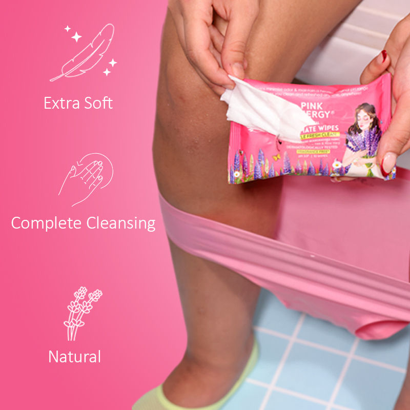 PINK ENERGY Daily Intimate Wipes