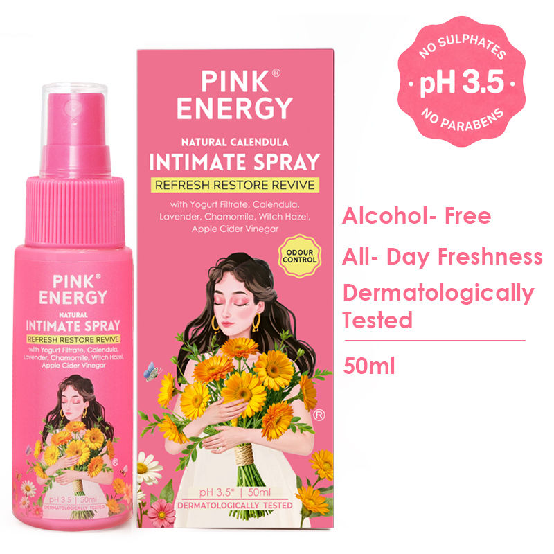 PINK ENERGY Natural Calendula Intimate Spray