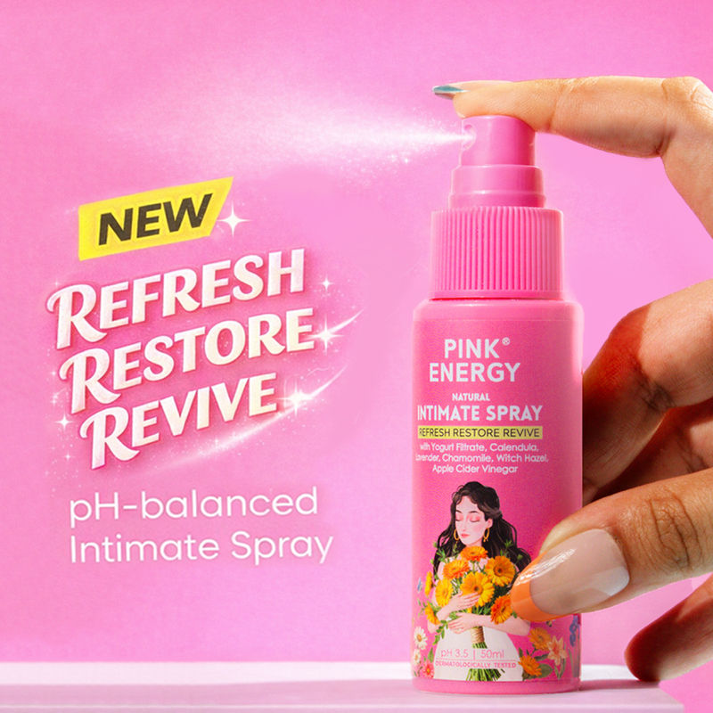 PINK ENERGY Natural Calendula Intimate Spray