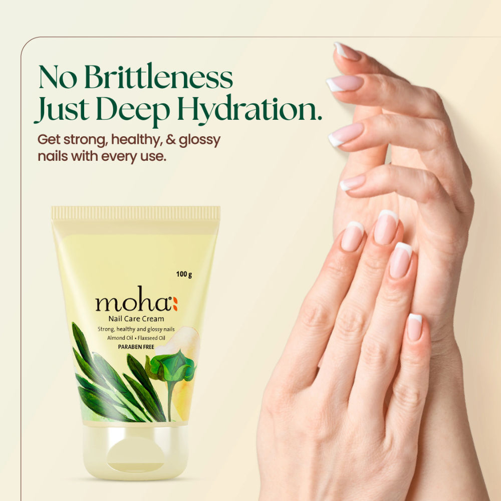 Moha Nail Care Cream Strengthen Dry Nails And Promote Shiny Glow