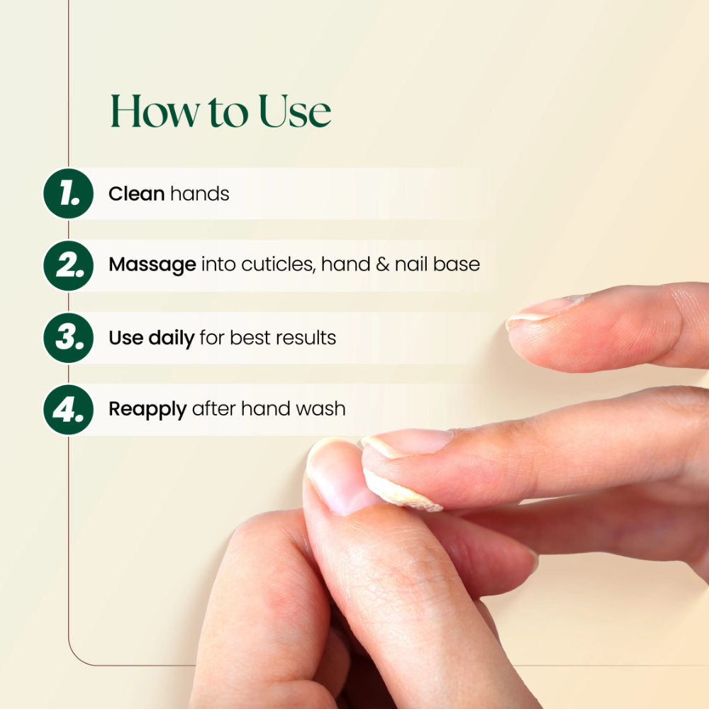 Moha Nail Care Cream Strengthen Dry Nails And Promote Shiny Glow