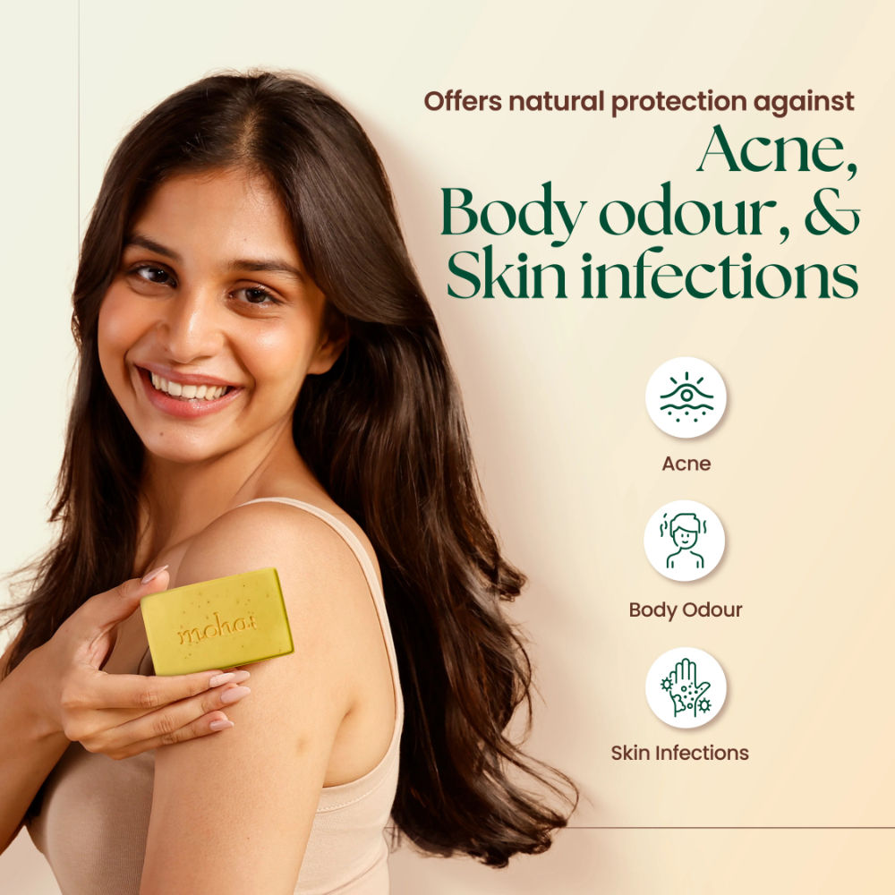 Moha Nourishing Herbal Soap Removes Blackheads And Pigmentation For Smooth Skin