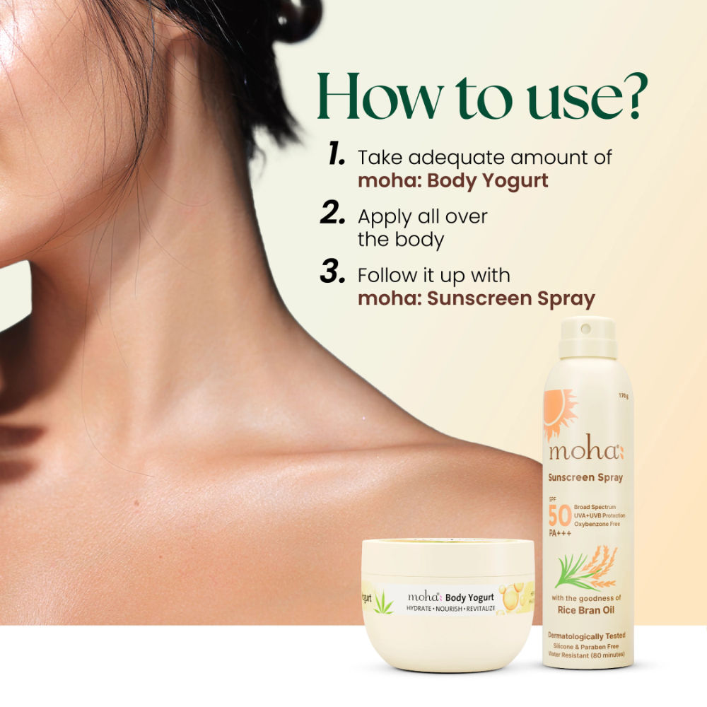 Moha Body Yogurt To Hydrate & Nourish Skin For Soft And Smooth Texture