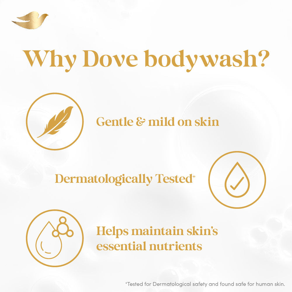 Dove Dryness Care Bodywash With Triple Hydration Serum