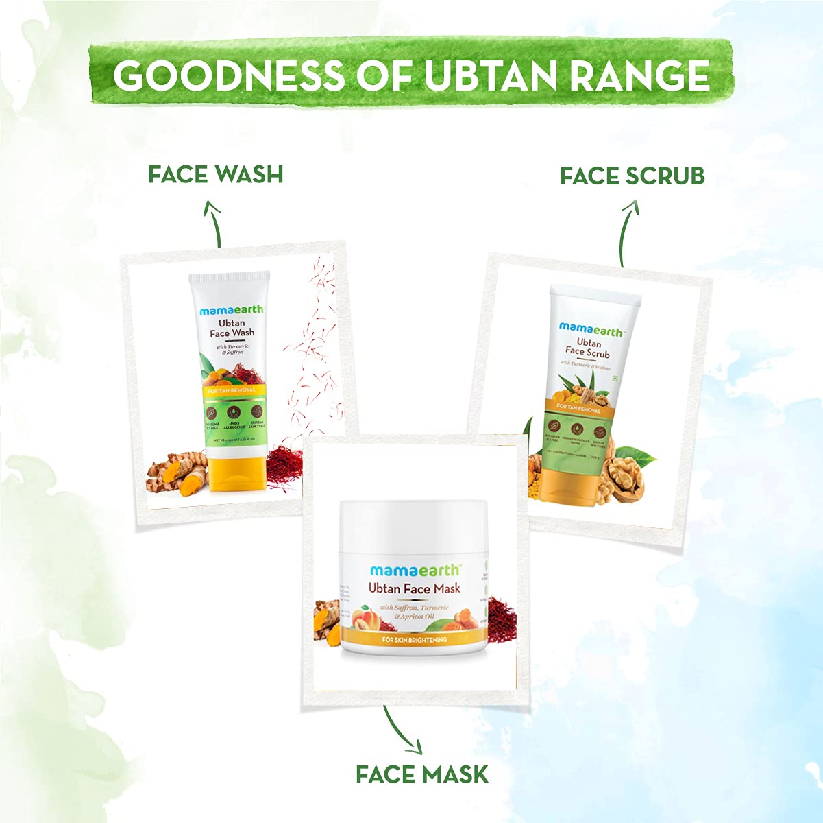 Mamaearth Ubtan Day Cream With Spf 30, With Turmeric & Saffron For Skin Brightening