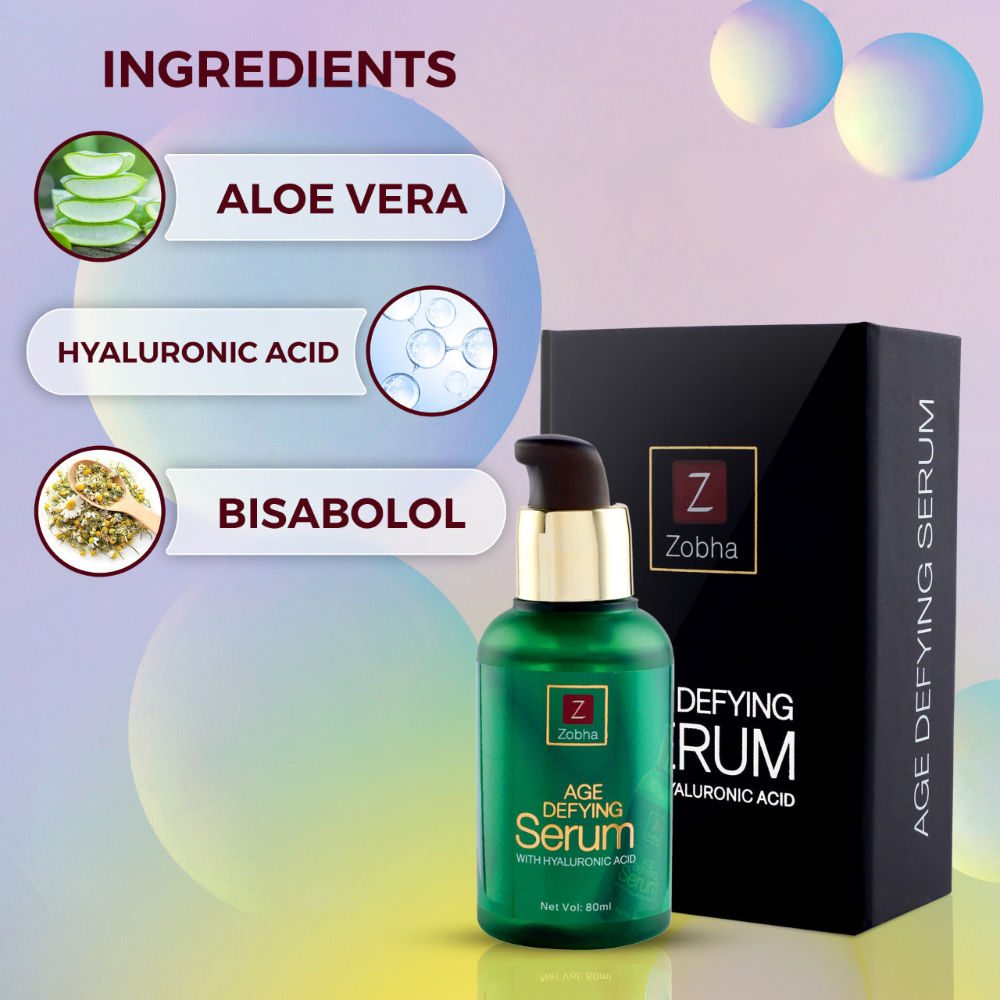 Zobha Age Defying Face Serum with Hyaluronic Acid