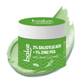 BAKE 2% Salicylic Acid + 1% Zinc PCA Clay Mask for Anti-Acne, Open Pores, and Blackheads