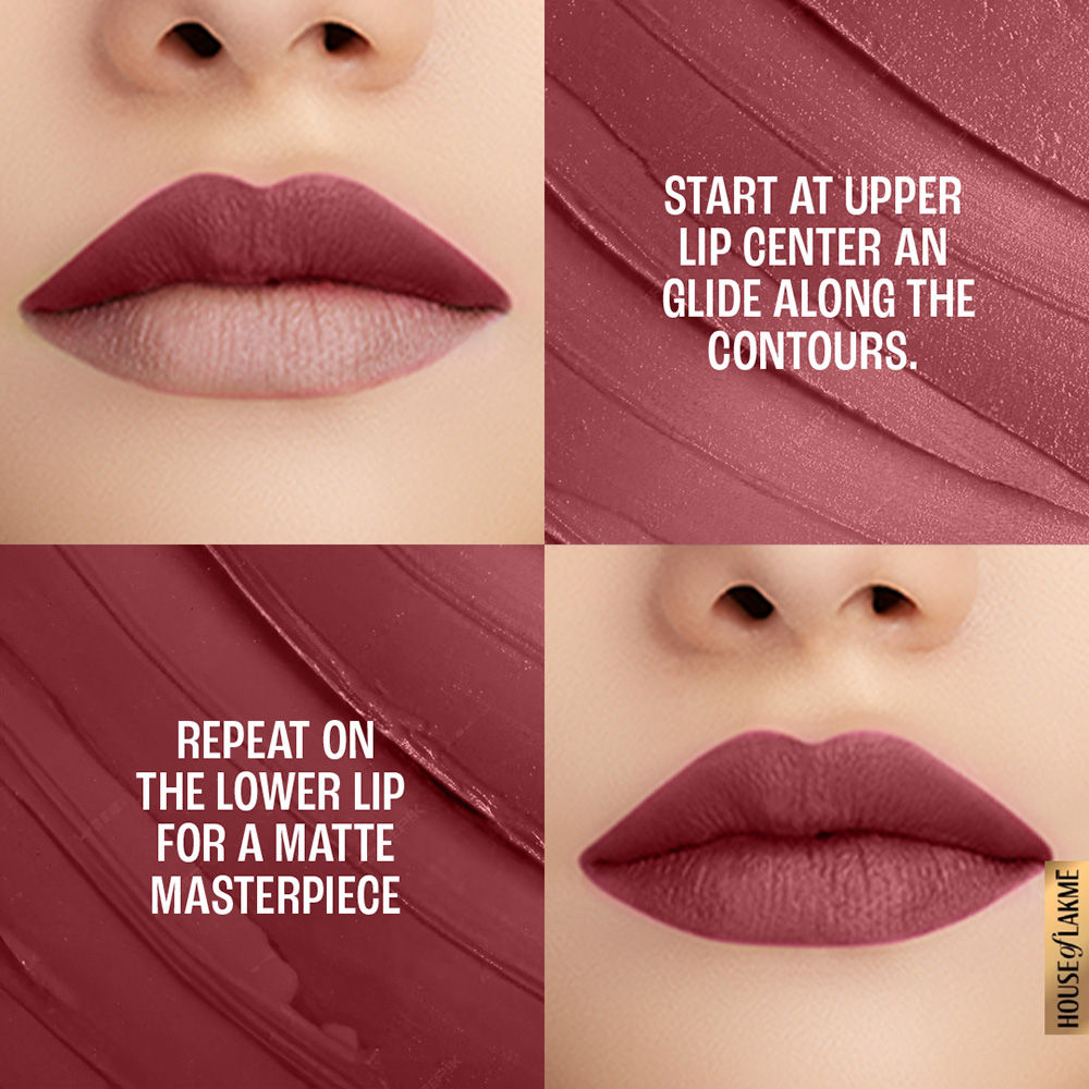 Lakme 9 To 5 Powerplay Priming Matte Lipstick, Lasts hrs