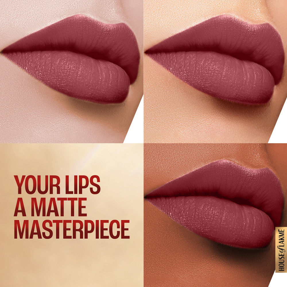 Lakme 9 To 5 Powerplay Priming Matte Lipstick, Lasts hrs