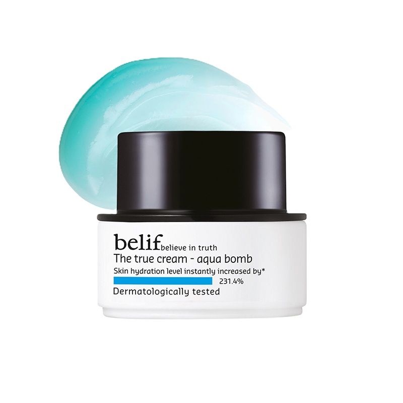 belif The True Cream Aqua Bomb, Dermat Tested Moisturizer, Increases Skin Hydration By 70%