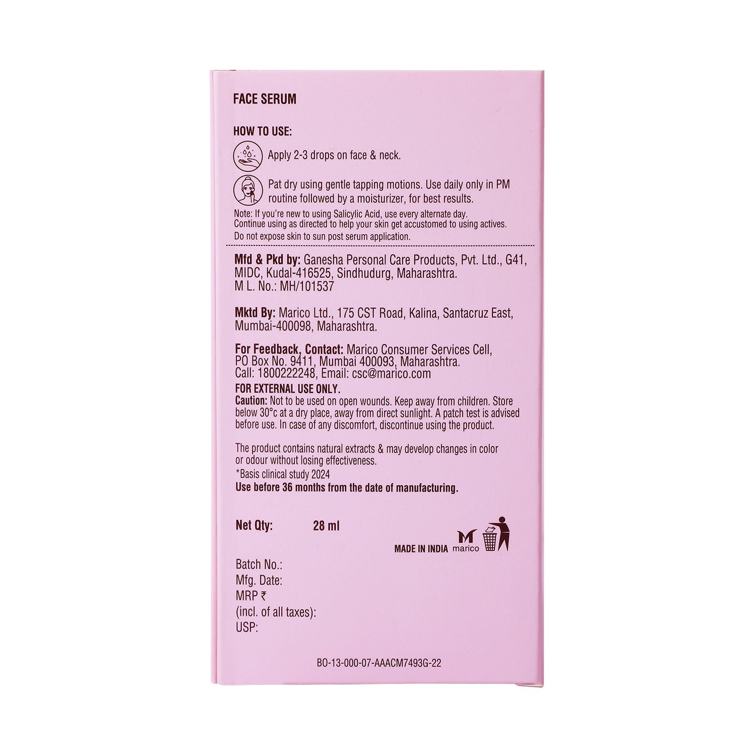 PureSense 2% Salicylic Acid Face Serum with Guava for Acne Prone Oily Skin