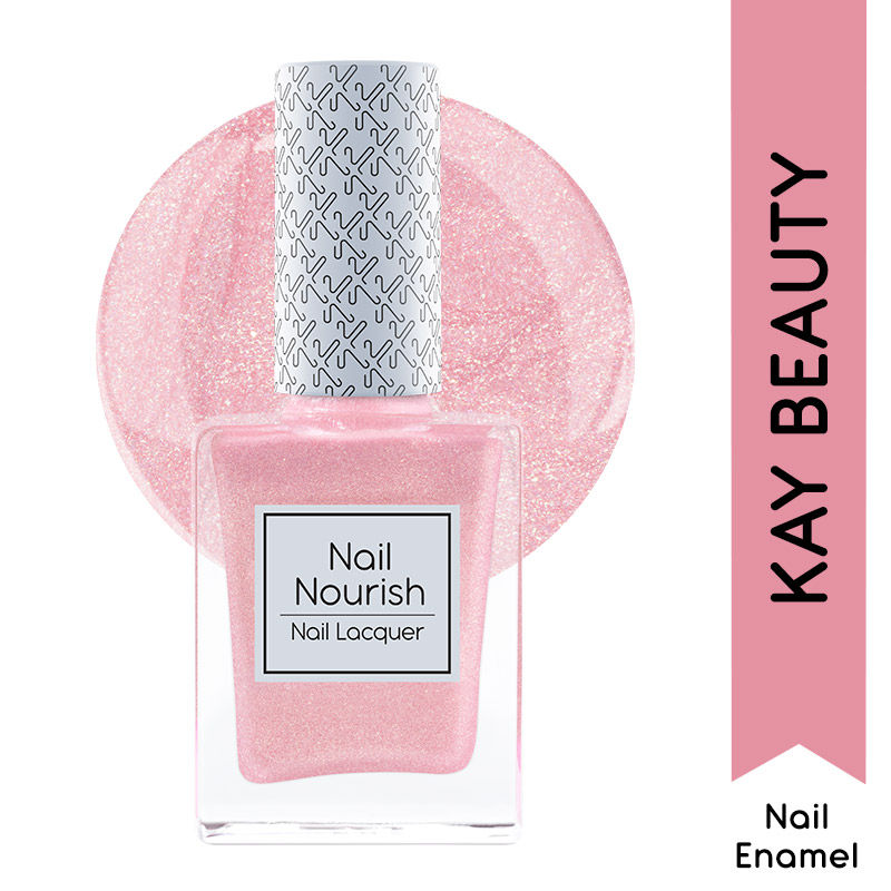 Kay Beauty Nail Nourish Glitter Pastel Nail Enamel Polish