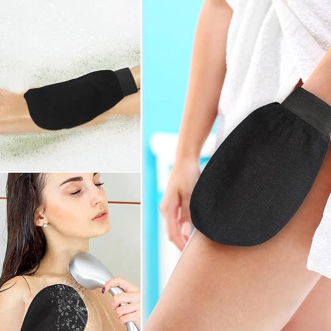 Bronson Professional Exfoliating Bath Glove Body Scrubber Mitt Loofah for Tan Removal