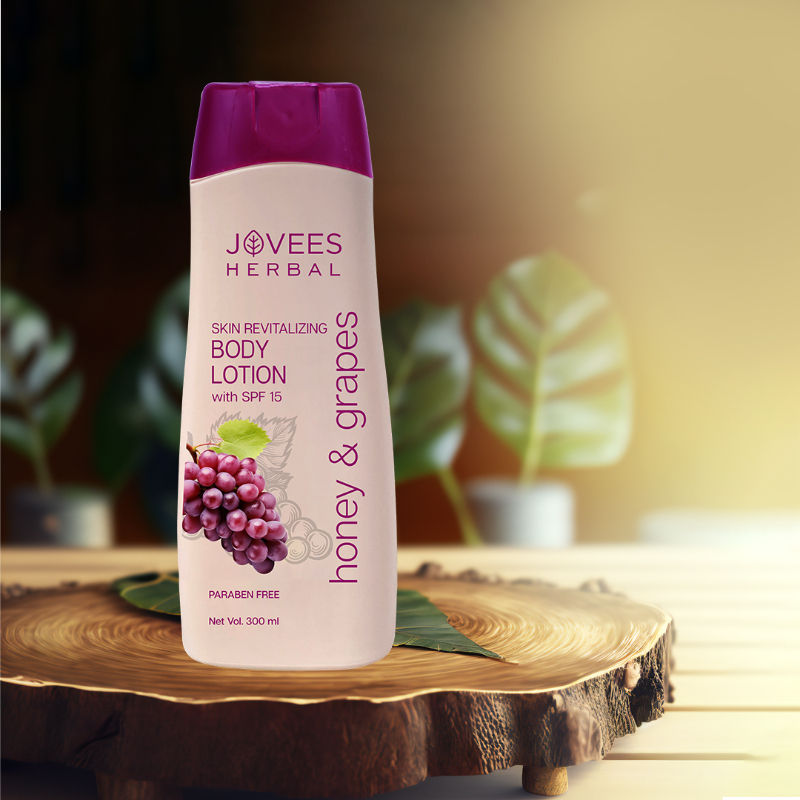 Jovees Honey & Grape Hand & Body Lotion With SPF