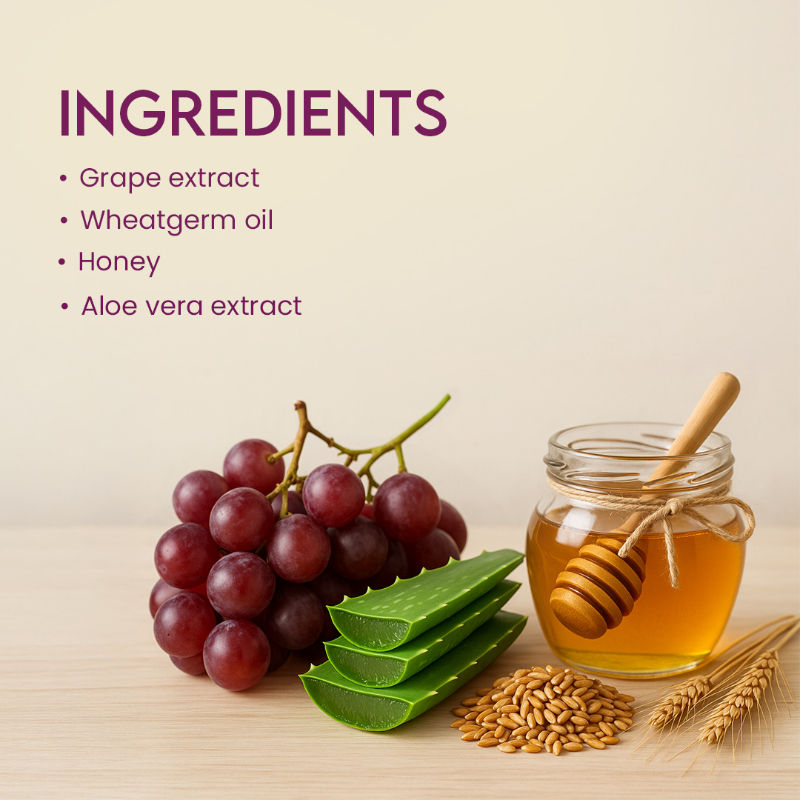 Jovees Honey & Grape Hand & Body Lotion With SPF