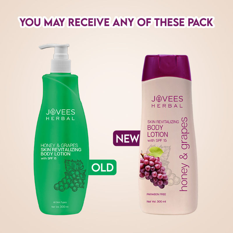 Jovees Honey & Grape Hand & Body Lotion With SPF
