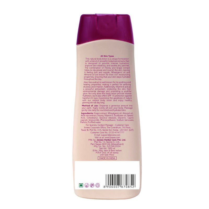 Jovees Honey & Grape Hand & Body Lotion With SPF