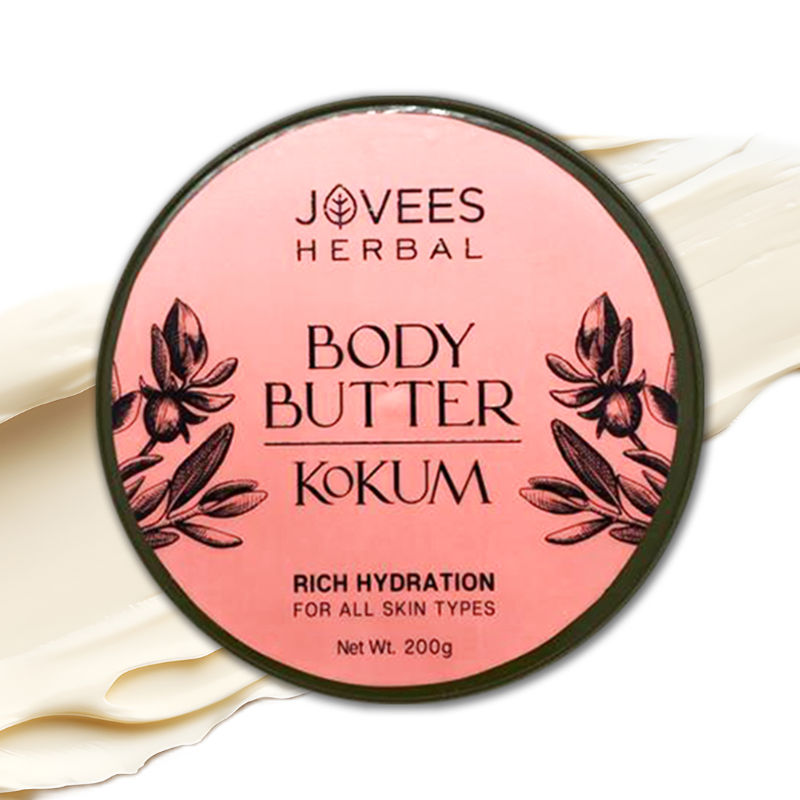 Jovees Herbal Kokum Body Butter For Dry & Rough Skin Deep Nourishment