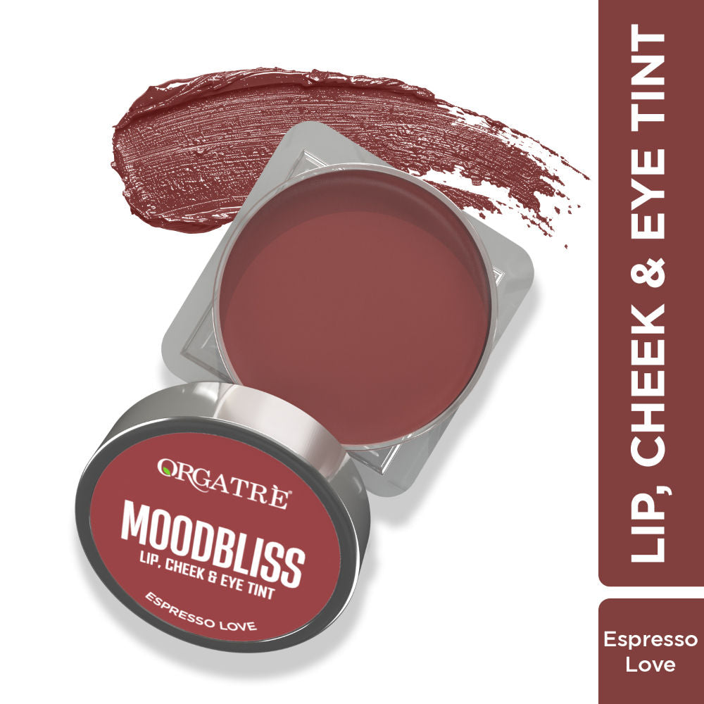 Orgatre Moodbliss Blush Lip, Cheek & Eye Tint with Goodness of Kojic Acid & Retinol - Cotton Candy