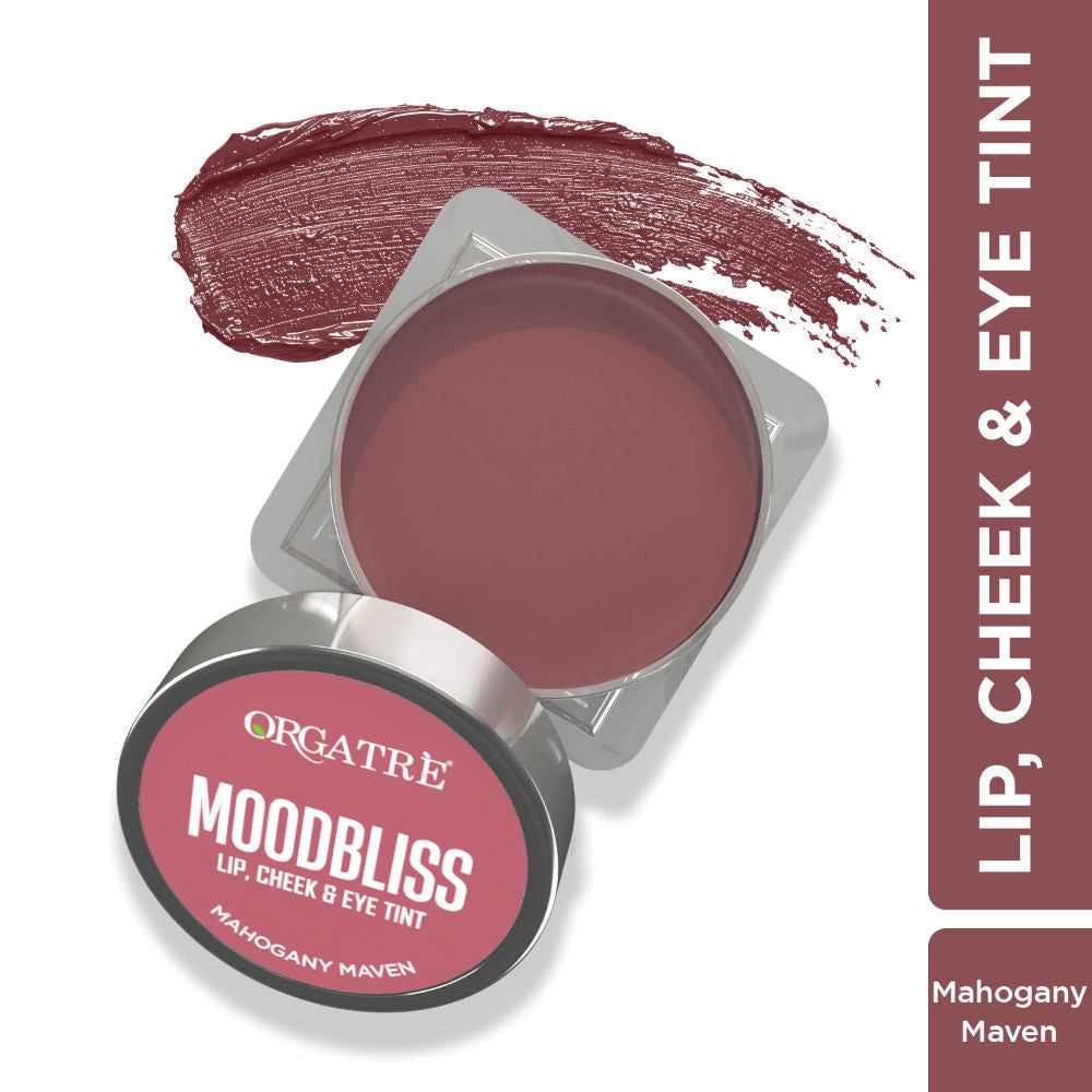 Orgatre Moodbliss Blush Lip, Cheek & Eye Tint with Goodness of Kojic Acid & Retinol - Cotton Candy