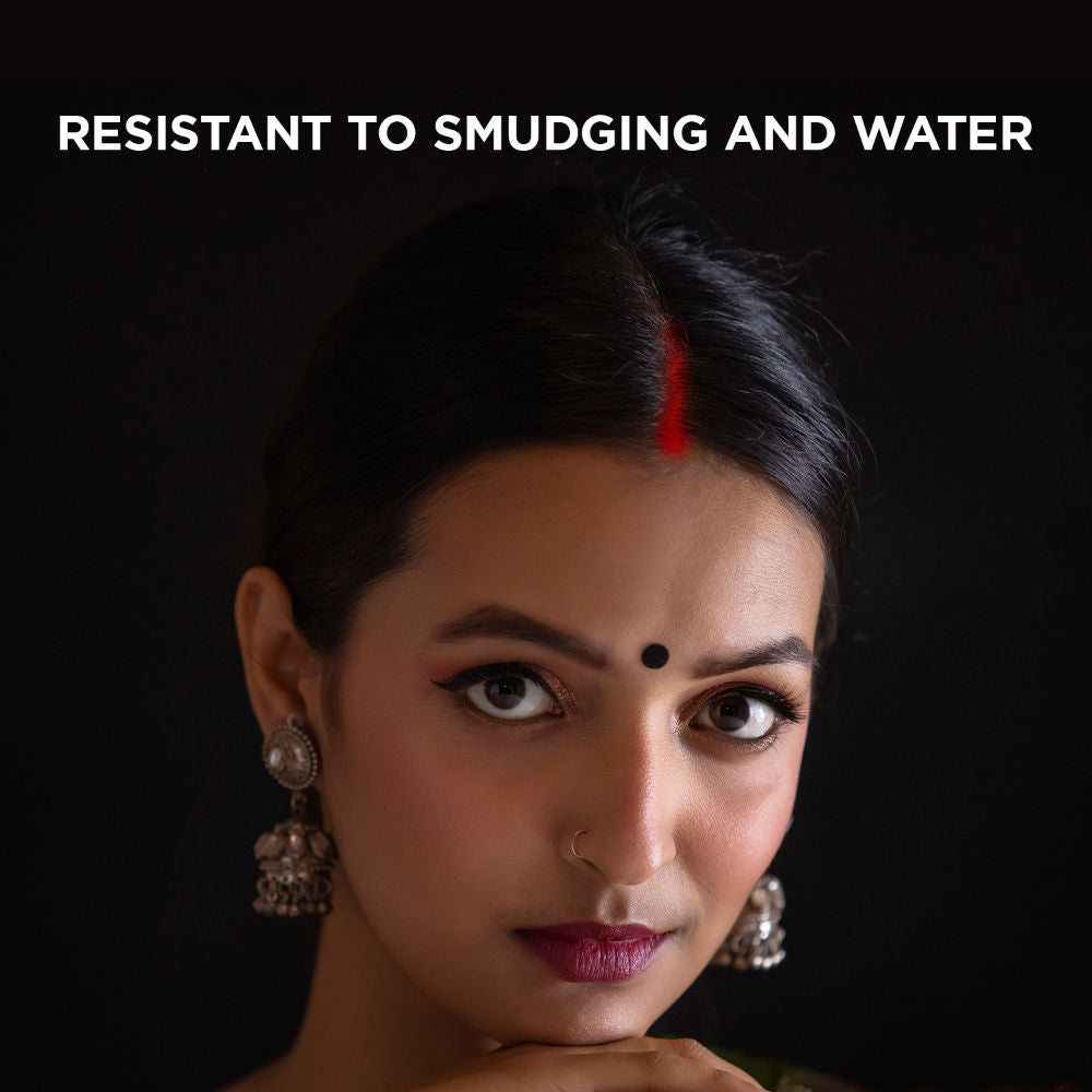 Orgatre Elegant Liquid Sindoor - Long-Lasting, Highly Pigmented, Skin-Friendly