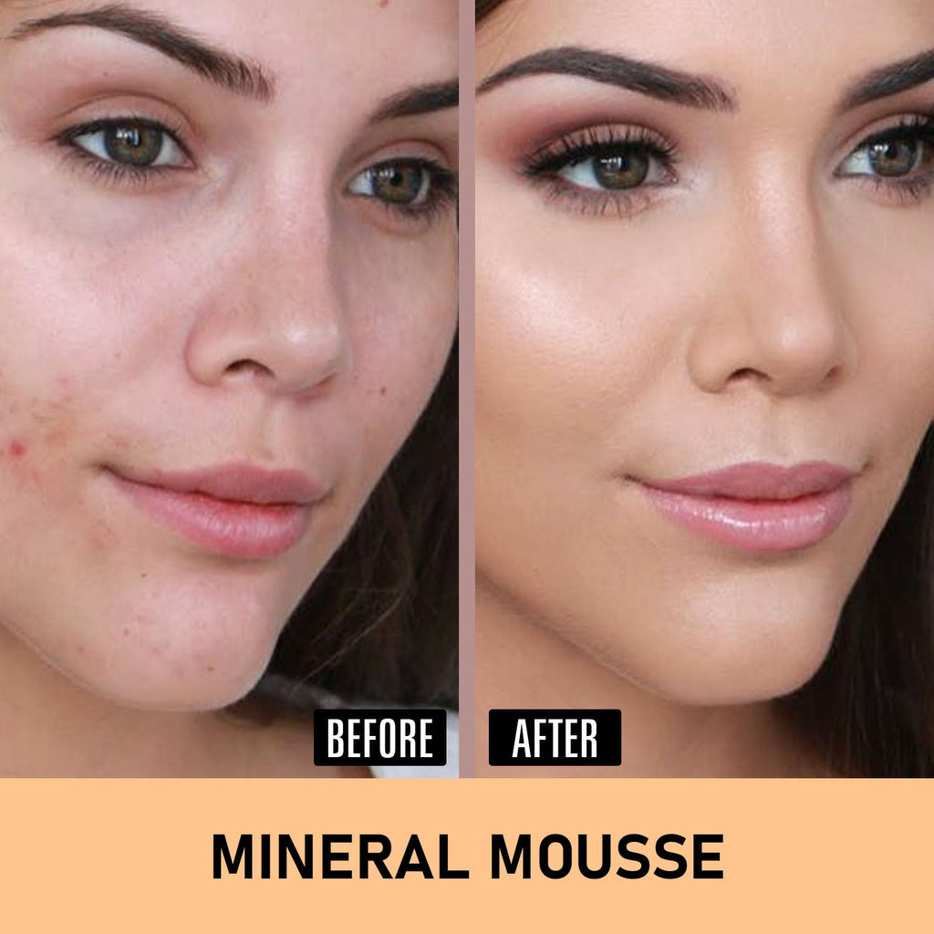 Half N Half Mineral Mousse Oil Free Foundation Light SPF 20