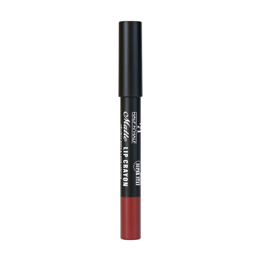 Half N Half Matte Velvet Soft & Long Lasting 24h Super Stay Lip Crayon