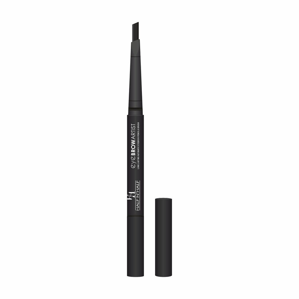 Half N Half Eye Brow Artist Long Lasting Automatic Eyebrow Pencil & Brush
