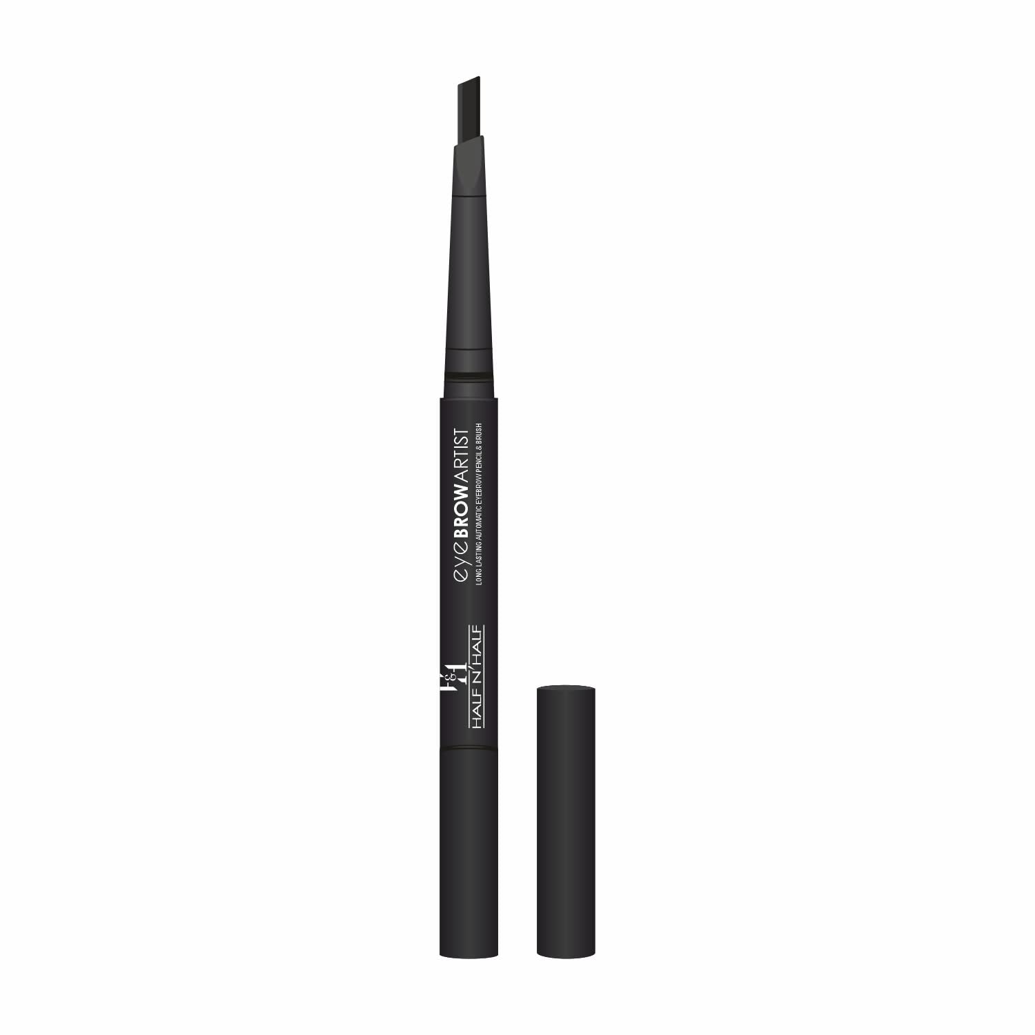 Half N Half Eye Brow Artist Long Lasting Automatic Eyebrow Pencil & Brush