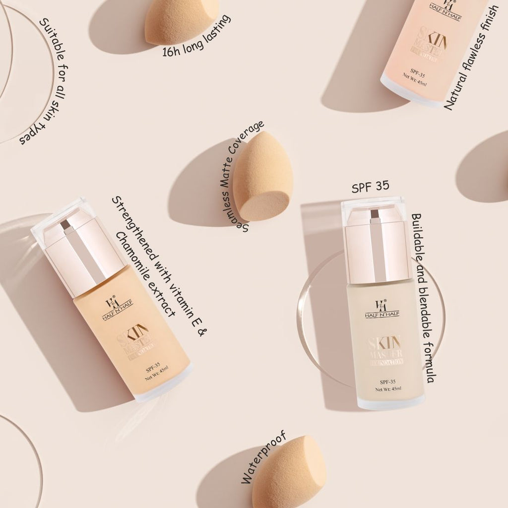 Half N Half Skin Master Weightless Matt Finish Foundation