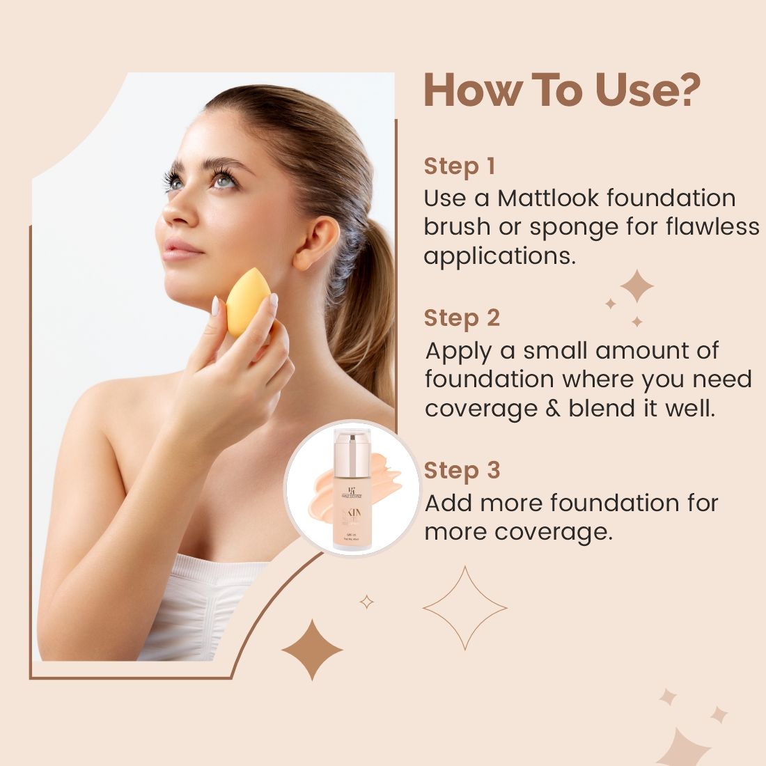 Half N Half Skin Master Weightless Matt Finish Foundation