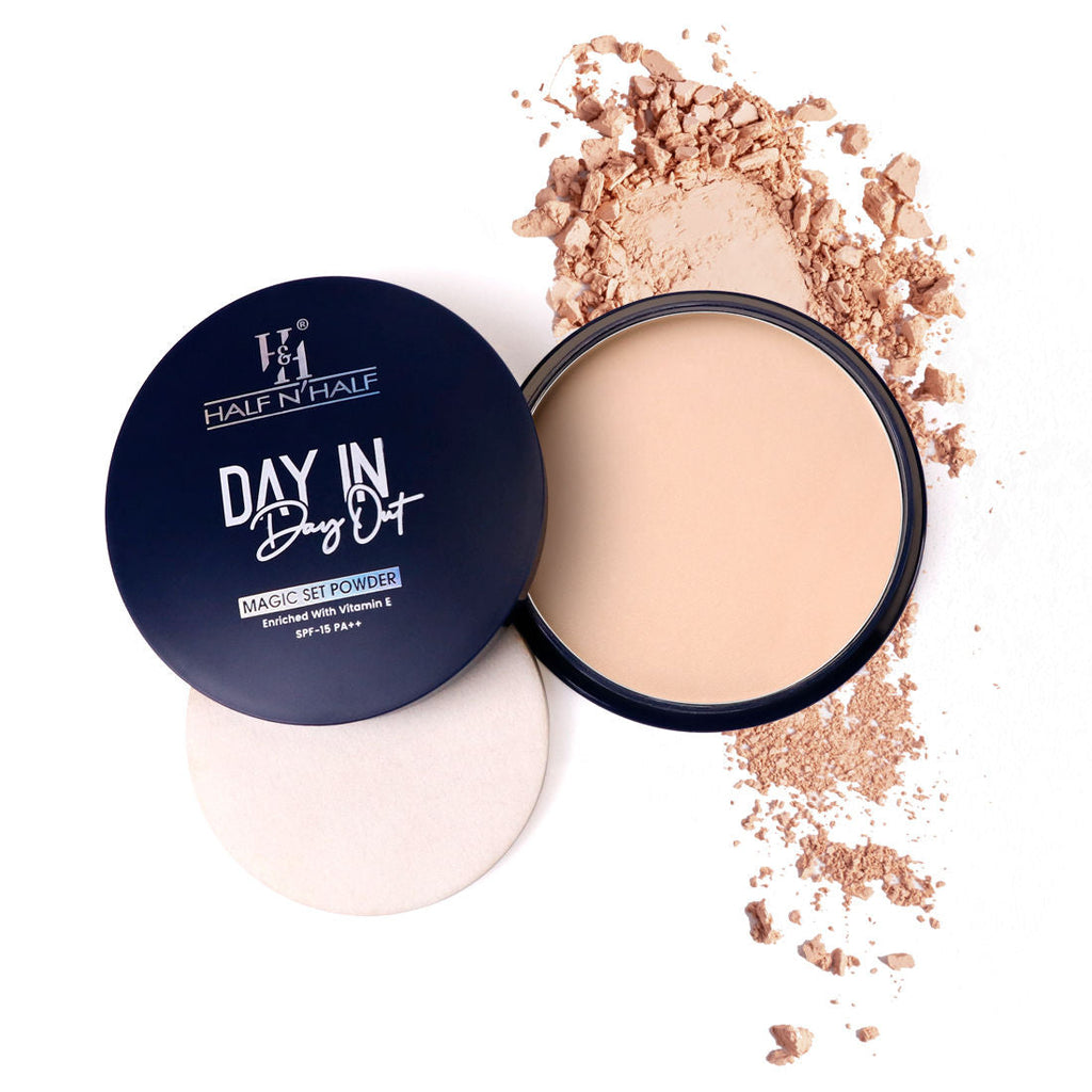 Half N Half Day In Day Out Magic Set Compact Powder