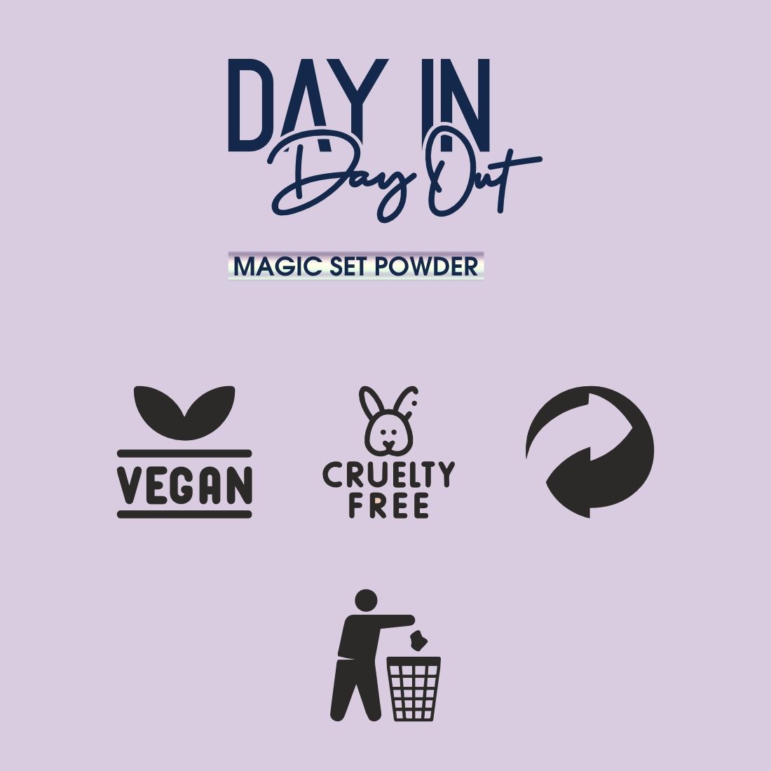 Half N Half Day In Day Out Magic Set Compact Powder