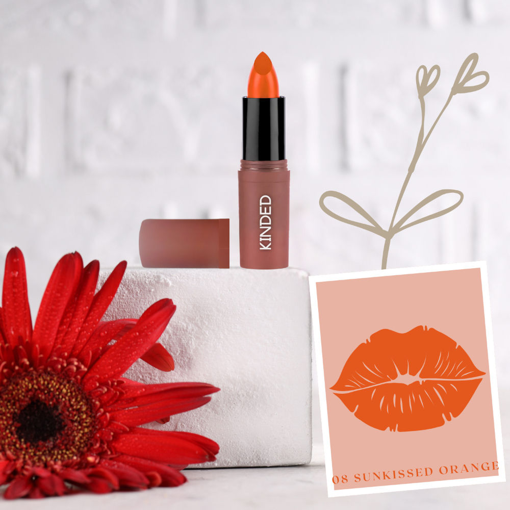 KINDED Satin Saga Bullet Creamy Lipstick With Satin Finish & Vitamin E