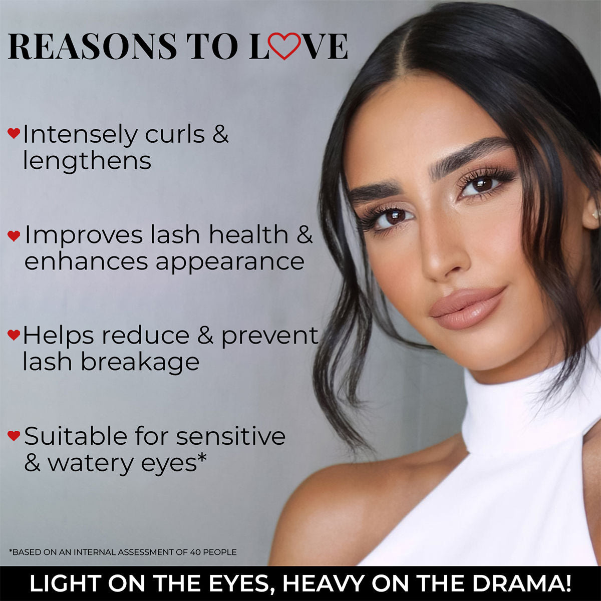 Just Herbs 2-in-1 Serum Infused Lash Enhancing Mascara with Castor Oil Volumizing & Curling - Black