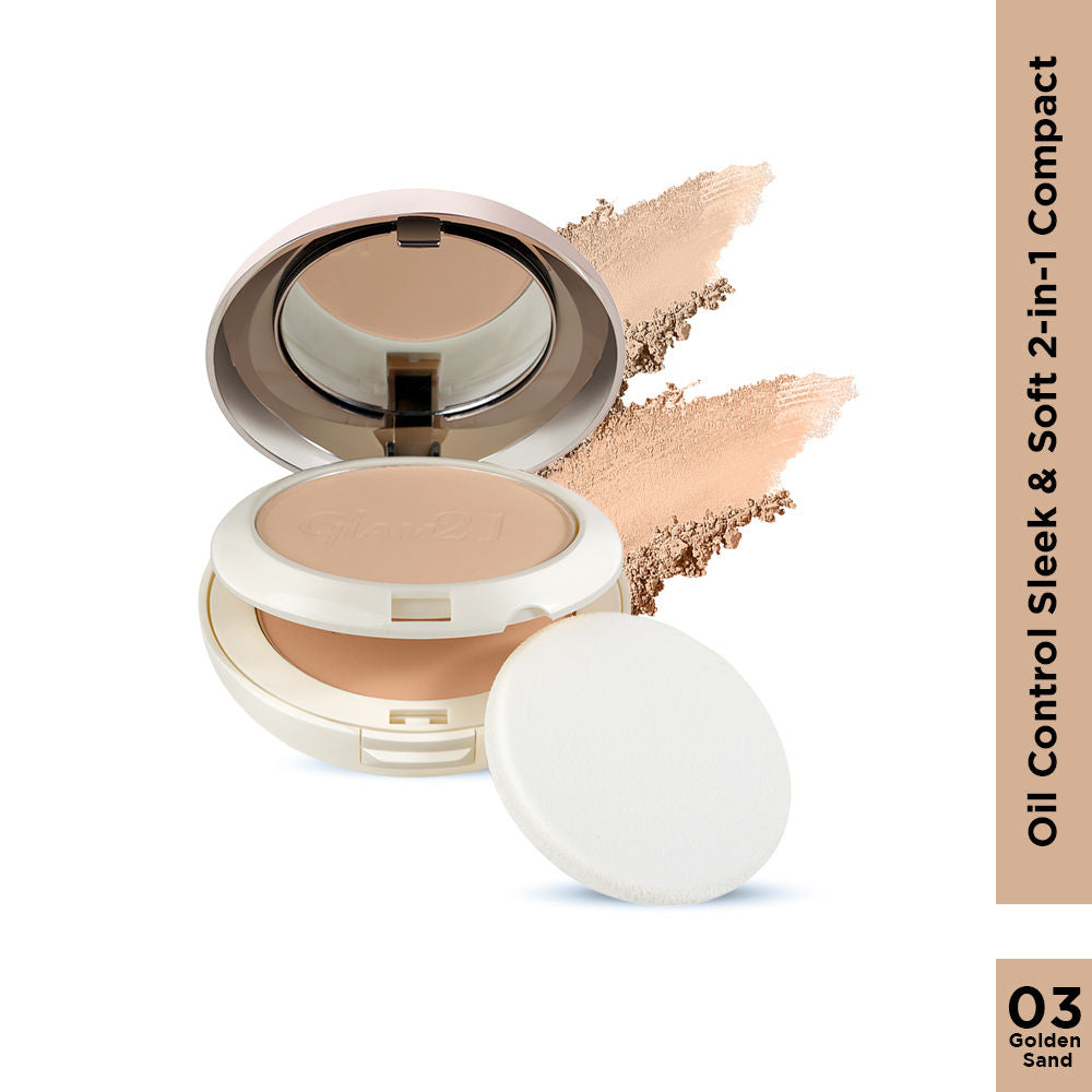GLAM21 Oil Control Sleek & Soft Duo Compact