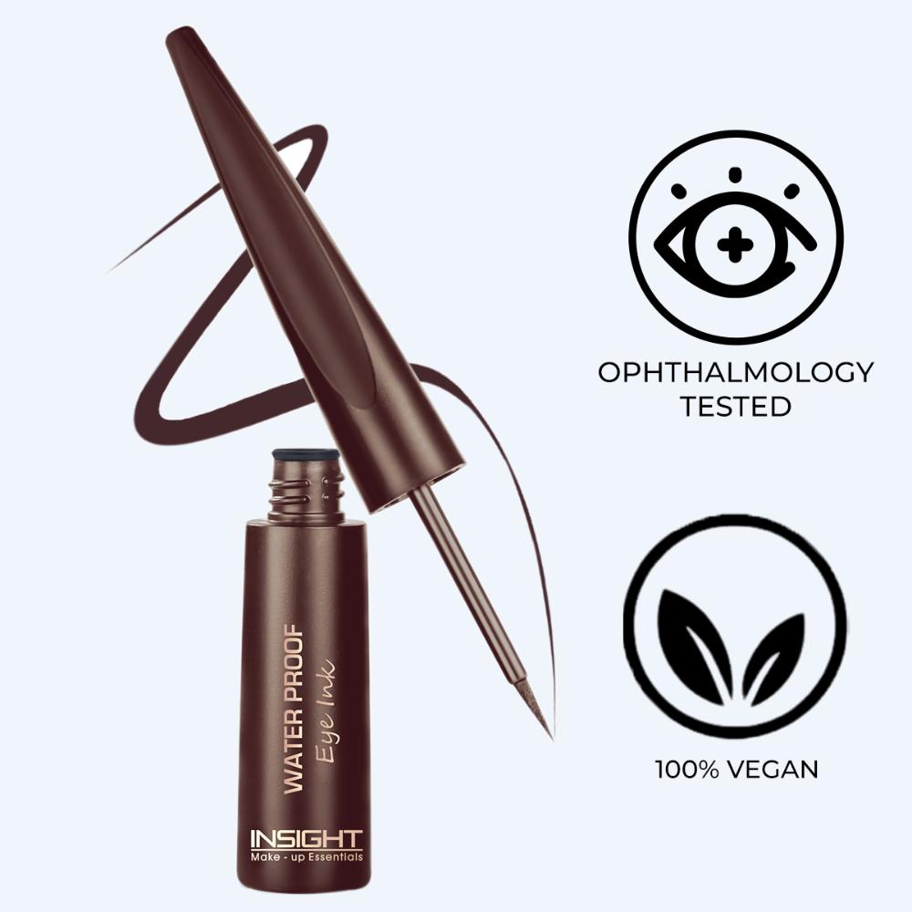 Insight Cosmetics Waterproof Eye Ink, Matte Finish, Smudge Proof