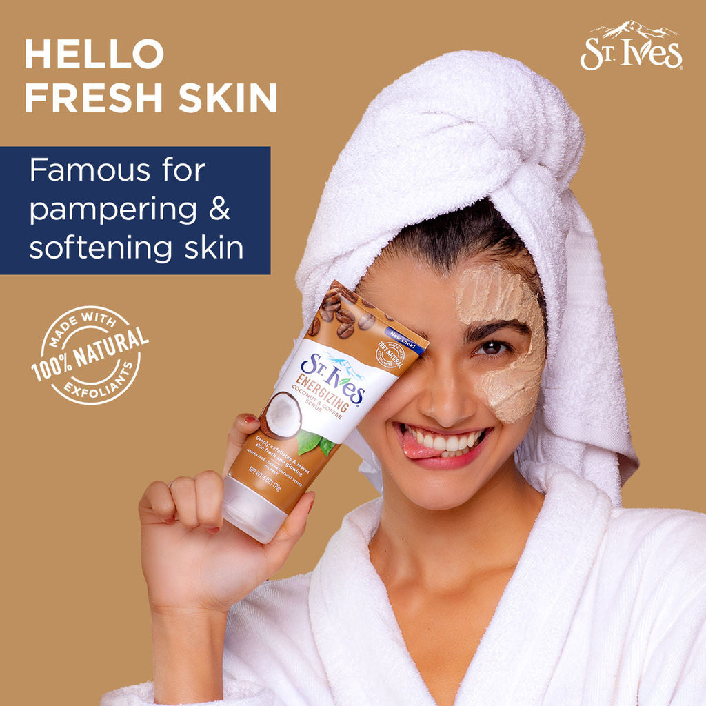 St. Ives Energizing Coconut & Coffee Scrub