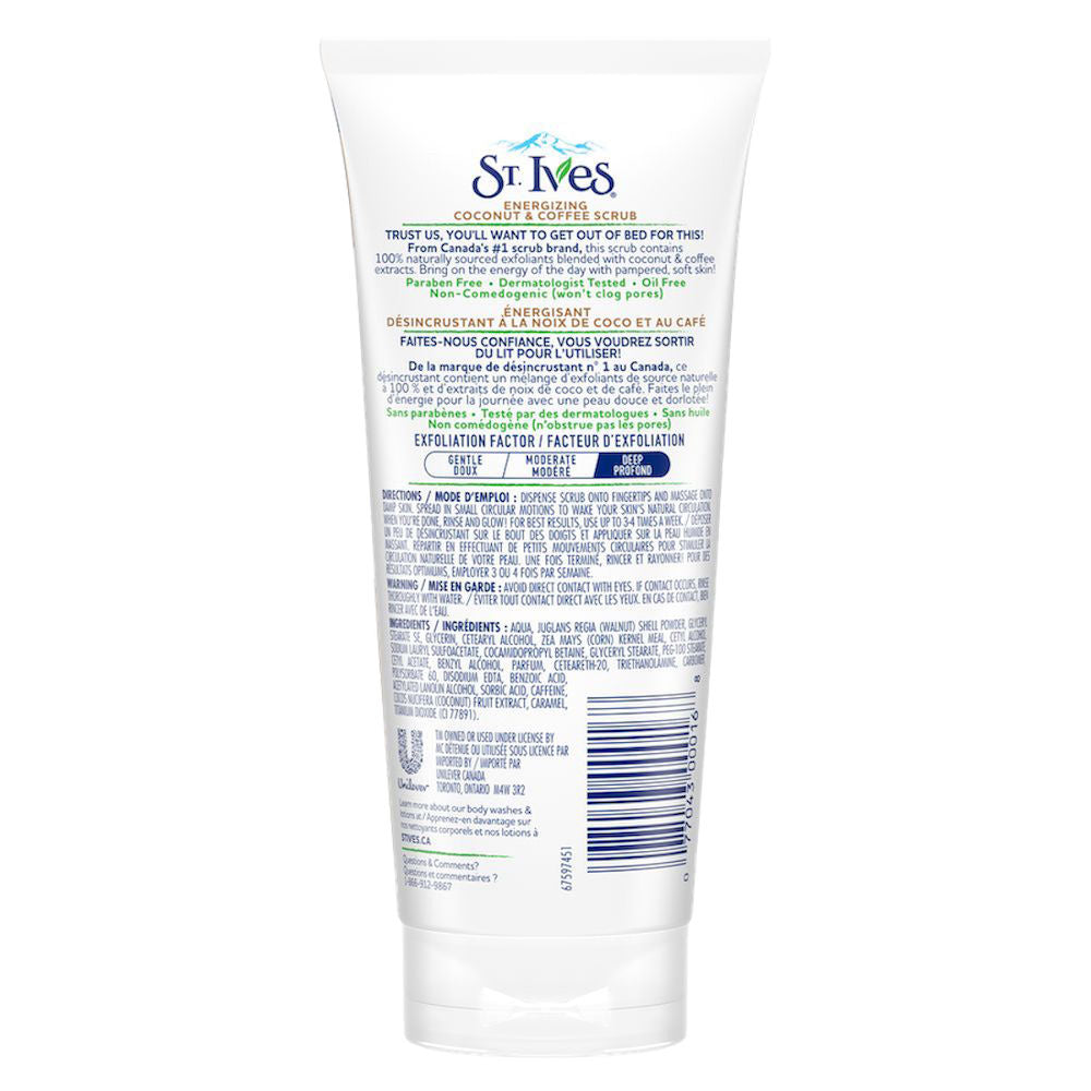 St. Ives Energizing Coconut & Coffee Scrub