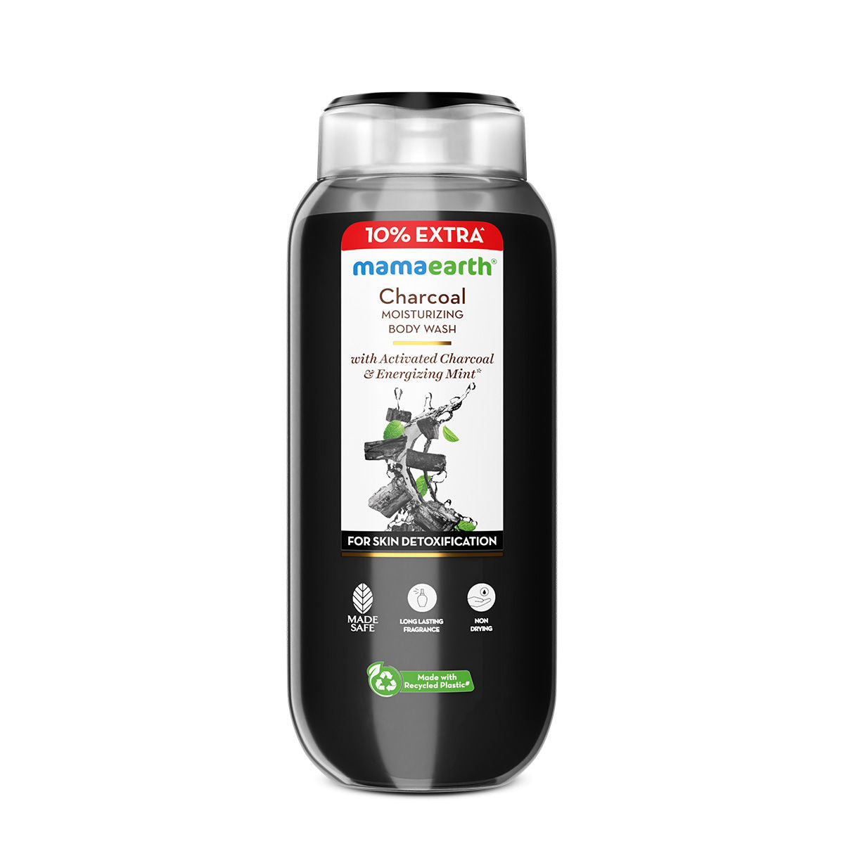 Mamaearth Charcoal Moisturizing Body Wash with Activated Charcoal & Energizing Mint Scent
