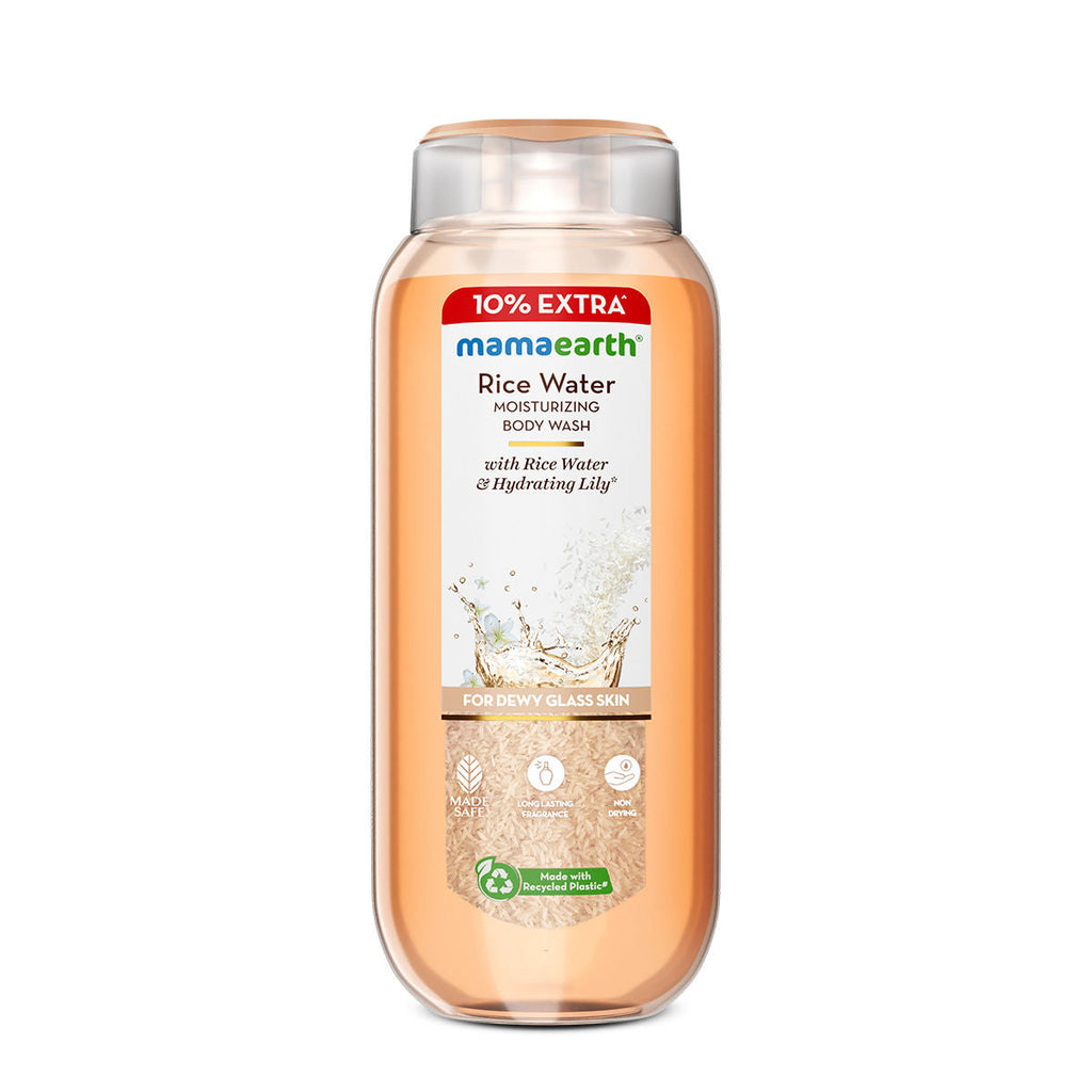 Mamaearth Rice Water Moisturizing Body Wash With Rice Water & Hydrating Lily Scent