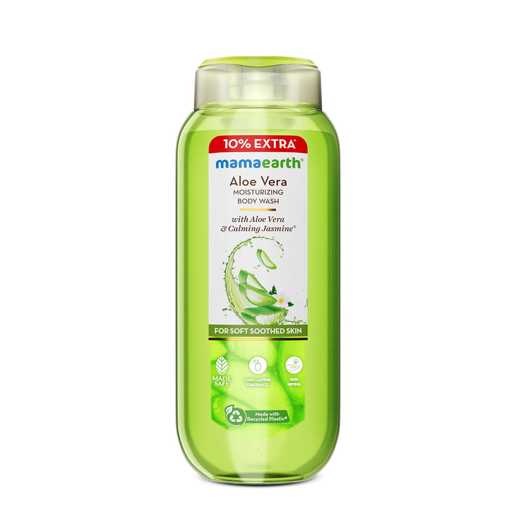 Mamaearth Aloe Vera Moisturizing Body Wash with Aloe Vera & Calming Jasmine Scent