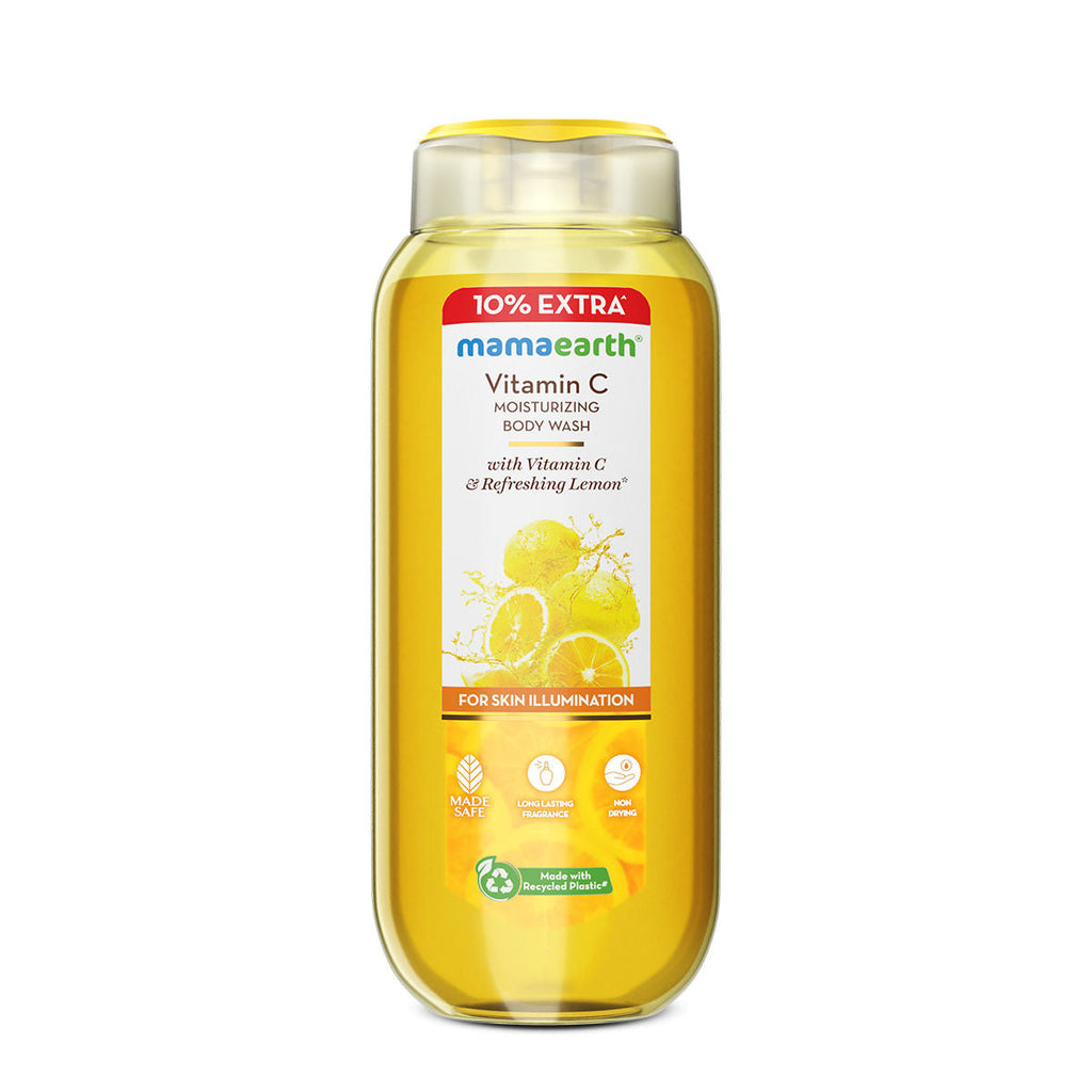 Mamaearth Vitamin C Moisturizing Body Wash with Vitamin C & Refreshing Lemon Scent