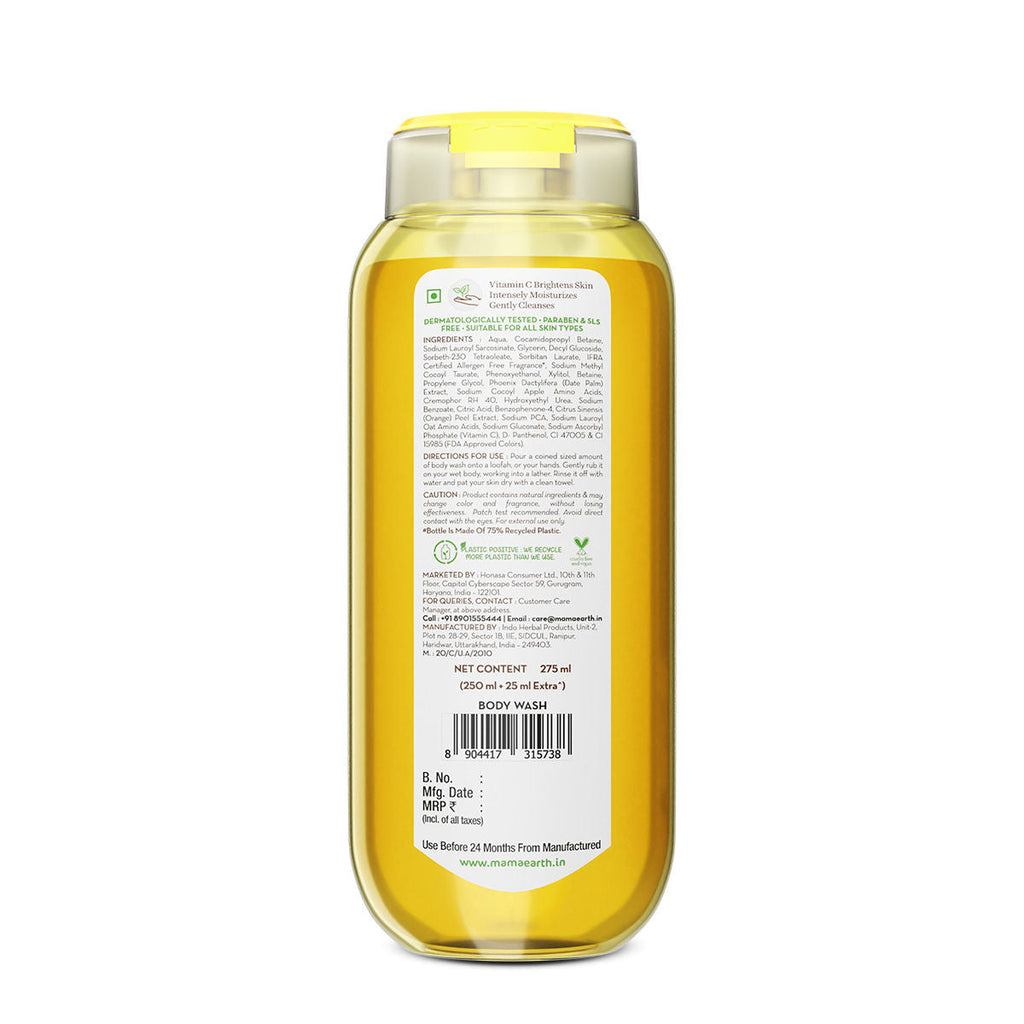 Mamaearth Vitamin C Moisturizing Body Wash with Vitamin C & Refreshing Lemon Scent