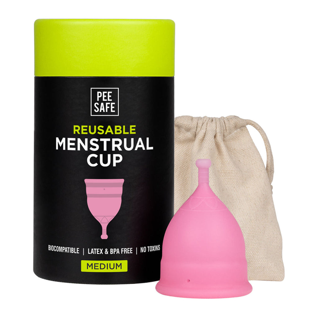 Pee Safe Reusable Menstrual Cup - No leakage,Rash-Free & Upto 12 Hours protection