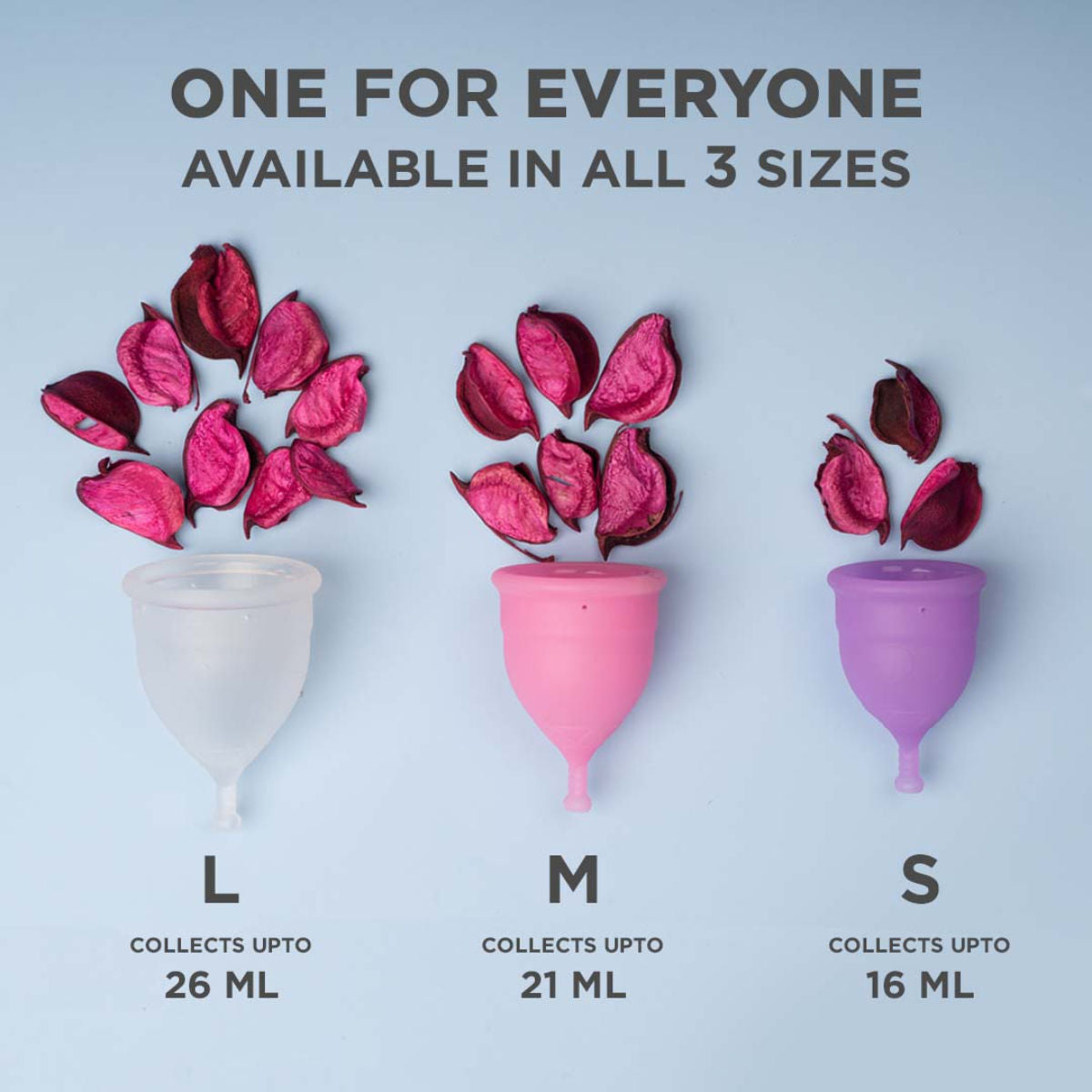 Pee Safe Reusable Menstrual Cup - No leakage,Rash-Free & Upto 12 Hours protection